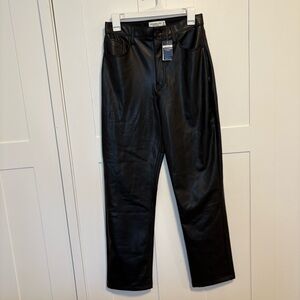 Abercrombie & Fitch Black Wide Leg Pants